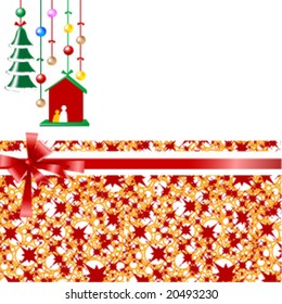 christmas hanging background