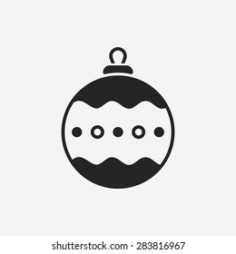 Christmas hanging icon