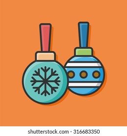 Christmas hanging icon