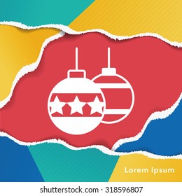 Christmas hanging icon