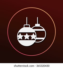 Christmas hanging icon