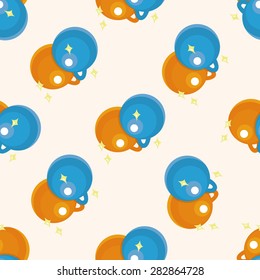 Christmas hanging ,seamless pattern