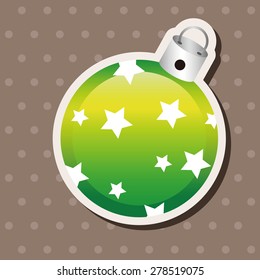 Christmas hanging theme elements