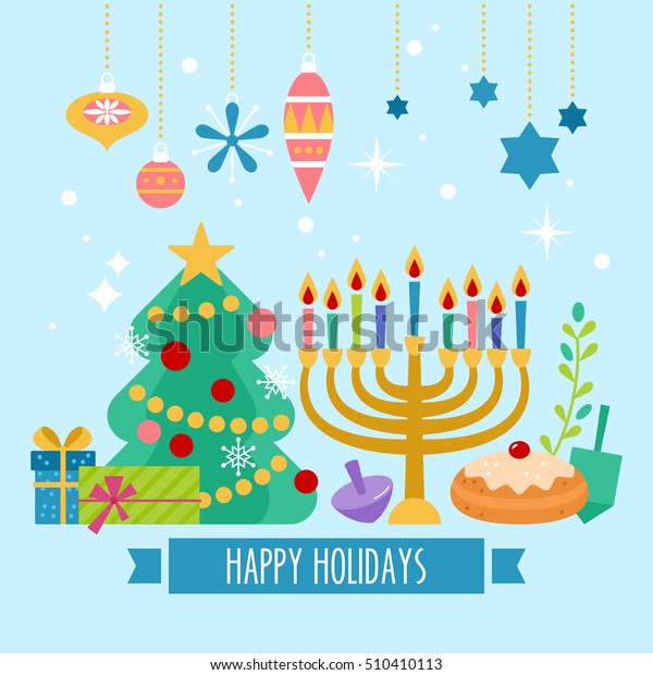 8,632 Hanukkah And Christmas Images, Stock Photos & Vectors Shutterstock