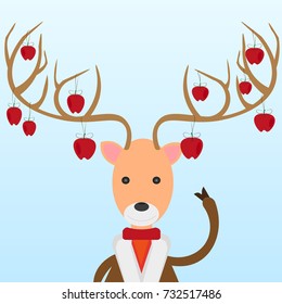 Christmas happy deer 