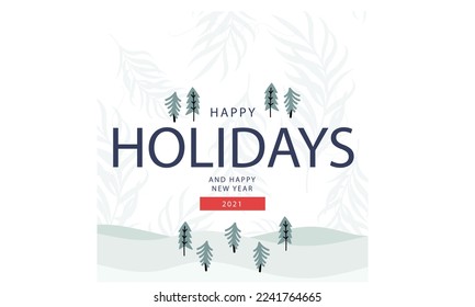 Christmas Happy Holiday vector design