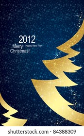 Christmas & Happy New Year background