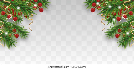 40,007 Christmas frame transparent Stock Illustrations, Images ...