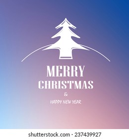 christmas and happy new year colorful card vector background