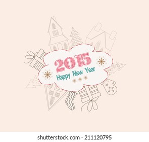 christmas and happy new year  frame