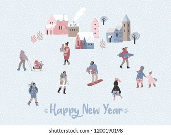 クリスマス 街並み イラスト のイラスト素材 画像 ベクター画像 Shutterstock