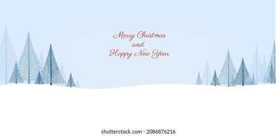 Postal De Navidad Y Feliz Año Nuevo Con Malla De Gradiente, Ilustración De Vectores