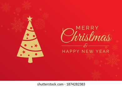 Christmas and happy new year vector