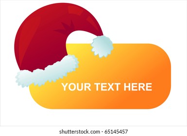 christmas hat banner