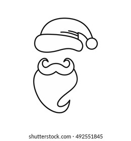 Santa Claus Outline Images Stock Photos Vectors Shutterstock