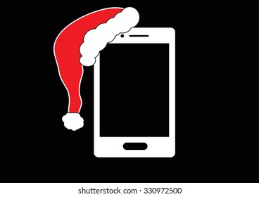 Christmas Hat Black screen on smart phone