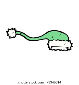 caricatura de sombrero de navidad
