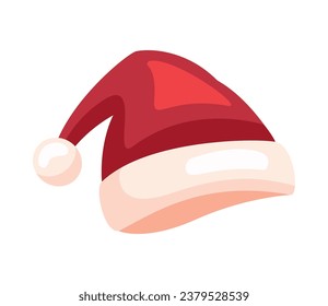 christmas hat design vector isolated