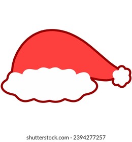 Christmas hat, digital graphic illustration
