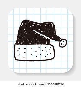 Christmas hat doodle