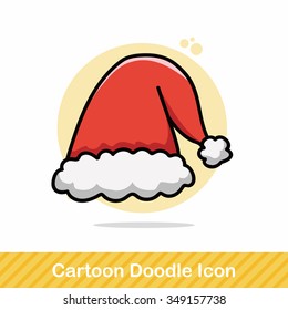christmas hat doodle