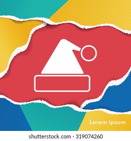 Christmas hat icon