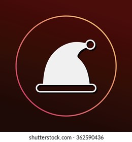 Christmas hat icon