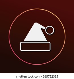 Christmas hat icon