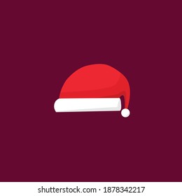 Christmas hat icon vector design.
