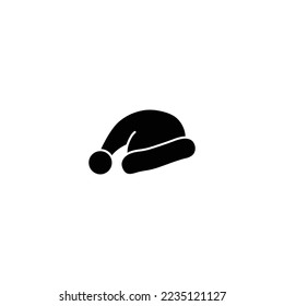  christmas hat icon.  Vector  christmas  logo 
