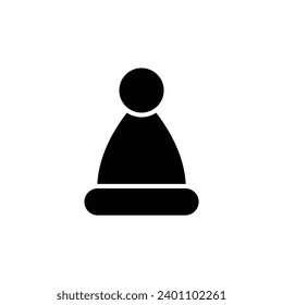  christmas hat icon.  Vector  christmas  logo 
