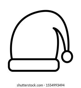 Christmas hat image icon vector design template