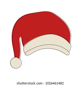 Christmas hat isolated