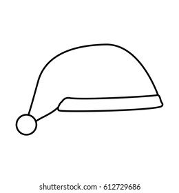 christmas hat isolated icon