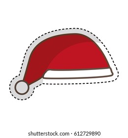 christmas hat isolated icon