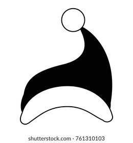 christmas hat isolated icon
