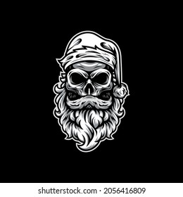 Christmas Hat Mascot Design Vector