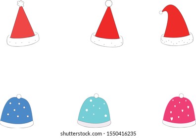 Christmas Hat No Background Vector