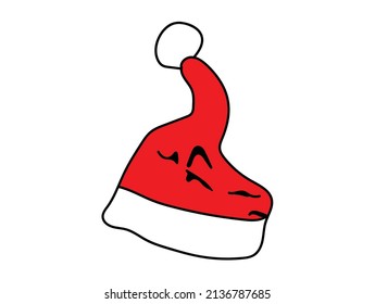 Christmas hat on isolate background