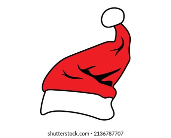 Christmas hat on isolate background