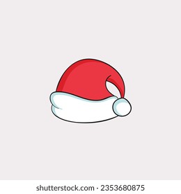 Christmas hat, santa claus hat vector