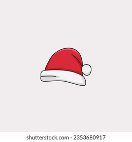 Christmas hat, santa claus hat vector