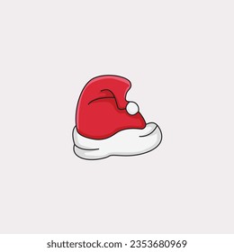 Christmas hat, santa claus hat vector