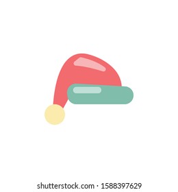 
christmas hat santa from vector