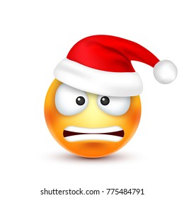 Santa Claus Emoticon Vector Illustration Isolated Stock Vector (Royalty ...