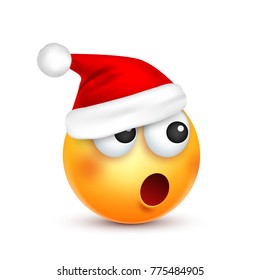 Christmas hat and smiley