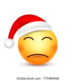 Christmas hat and smiley