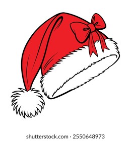 Weihnachtsmütze Vektor Kunst ILLUSTRATION