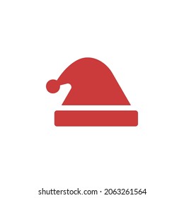 Christmas Hat vector clip art isolated on white background