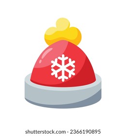 Christmas hat vector colorful stickers Icon Design illustration. EPS 10 File